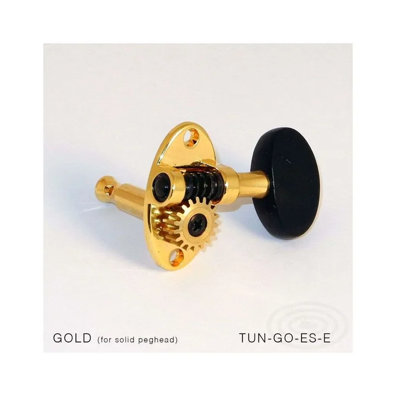 Schertler GO-ES-E - Mechaniksatz für E-Gitarre und Westerngitarre Gold | Profi-Qualität
