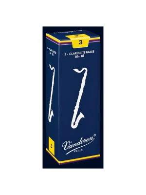 Vandoren Traditionell Stärke 2 - Blatt für Bassklarinette (1 Stück) | Knallerpreis