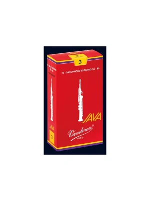 Vandoren Java Filed Red Stärke 3,5 - Blatt für Sopransaxophon (1 Stück) - Nicht verpassen