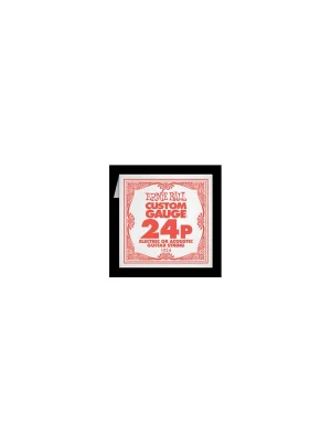 Ernieball EB1024 .024 Plain Steel Einzelsaite | Nur noch kurze Zeit