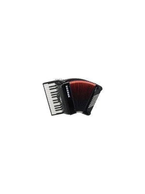 Versand noch heute - Hohner Bravo II 48 (Design 2) schwarz