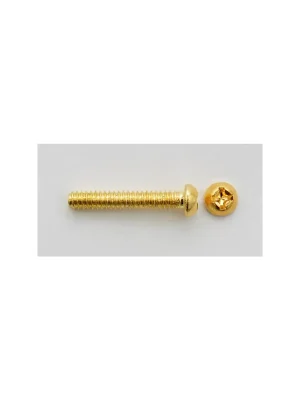 Göldo Music SR20G Schraube für Strat Pickups, US-Gewinde, gold - Top-Angebot