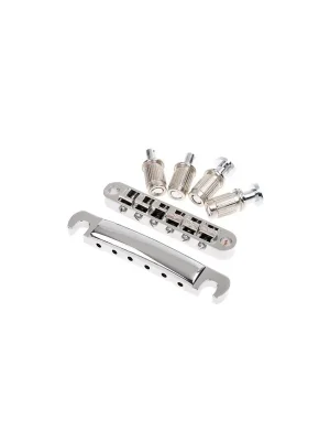 Geprüfte Qualität - Zoundhouse Tun-o-Matic Bridge + Tailpiece Set - Brücke und Saitenhalter Set für E-Gitarren