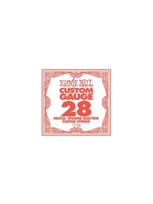 Ernieball EB1128 .028 Nickel Wound Electric Einzelsaite - Sparangebot