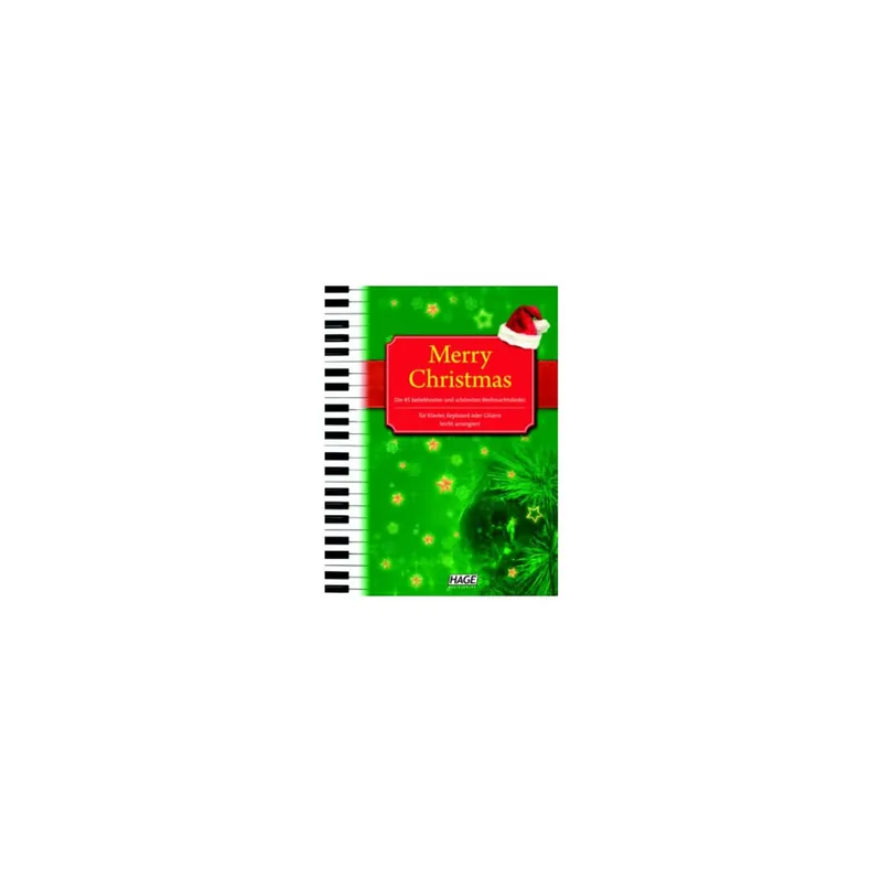 Sonderangebot | Hage-verlag Merry Christmas! (mit Midifiles, USB-Stick) für Klavier, Keyboard oder Gitarre