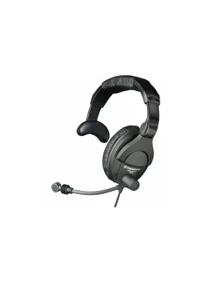 Sennheiser HMD 281 Pro - Hör-/Sprechgarnitur, einseitig, 64 ?, dynamisches Mikrofon, Superniere, Wendelkabel, 3 - Preisknaller