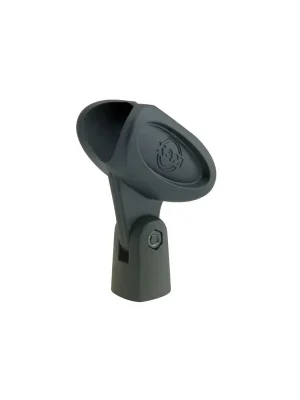 Jetzt erhältlich - K&M 85050 Mikrofonklammer schwarz - 3/8" und 5/8"