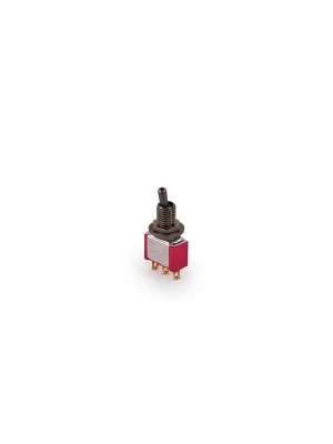 Jetzt verfügbar | MEC Mini Toggle Switch, Short, Solder Lugs, ON/ON, SPDT - Black