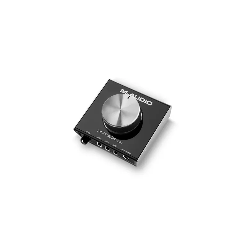 M-audio M-Audio M-Track Hub USB Monitoring Interface mit integriertem 3-Port USB 2.0 Hub - Neu im Shop