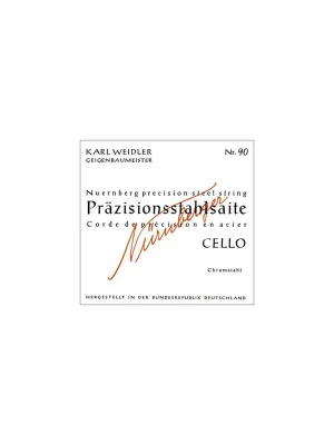 Karl Weidler Nürnberger Präzision 1/2 Cello C-Saite - Mittel | Hohe Qualität
