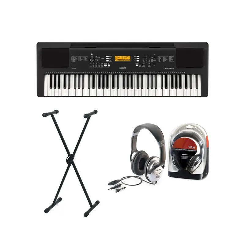 Yamaha PSR-EW300 Keyboard Set mit Ständer und Kopfhörer - Begrenztes Angebot