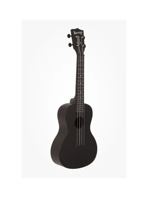 Kala Waterman Concert, black matte inkl. non woven bag Konzert Ukulele - Preiswert
