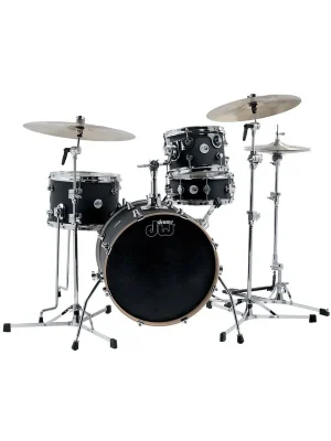 DW Design Mini Pro Shellset 18/10/13/13 Black Satin | Jetzt sichern