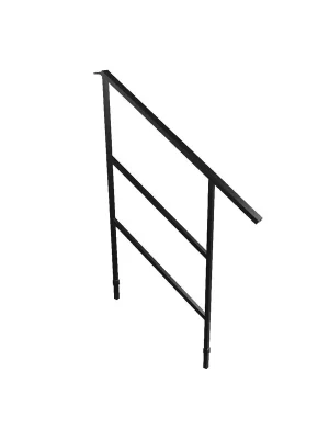 Angebot - Bütec Geländer für Treppenelemente, Stahl für 2 stufige Treppe