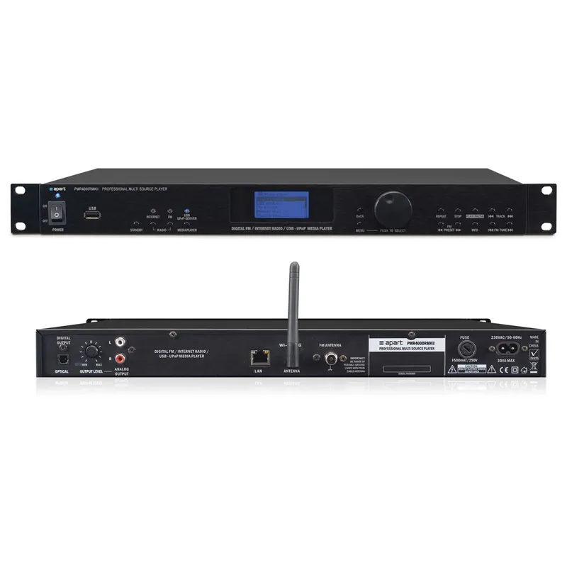 Apart PMR4000RMKII - Mediaplayer mit Internetradio/FM-Tuner/USB/UPNP | Nur noch heute