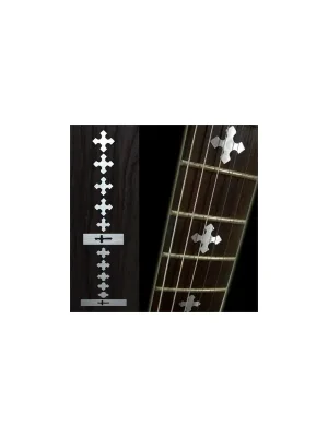 Jockomo Inlay Stickers, Fret Mark-Cross(Abalone & Mother of Pearl) - Heute kaufen