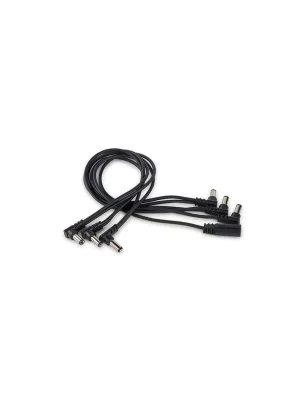 Premium - Rockboard Flat Daisy Chain Cable - 6 Outputs, Angled
