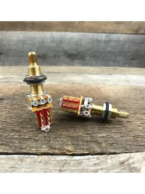 Emerson Custom 500K-Ohms Long-Split Push Pull Potentiometer | Hohe Qualität