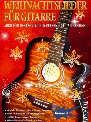 Jetzt neu | Tunesday Records 21 der schönsten und bekanntesten Weihnachtslieder Gitarre (+Gesang)
