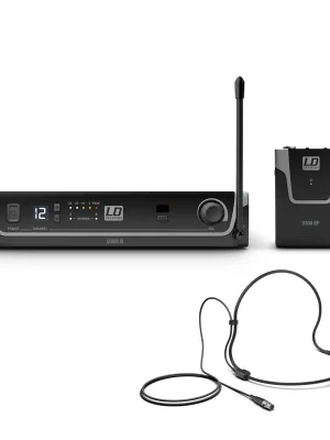 LD Systems U308 BPH - Funkmikrofon System mit Bodypack und Headset | Hohe Qualität