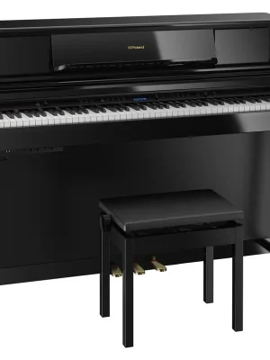 Neue Ware - Roland LX-705-PE Digitalpiano in Schwarz Hochglanz
