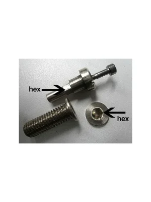Zeitlich begrenzt | Kluson HW08C Tailpiece Lock Studs, 8mm metrisch