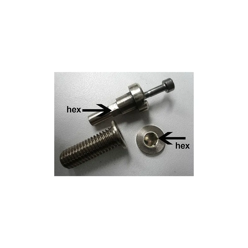 Zeitlich begrenzt | Kluson HW08C Tailpiece Lock Studs, 8mm metrisch