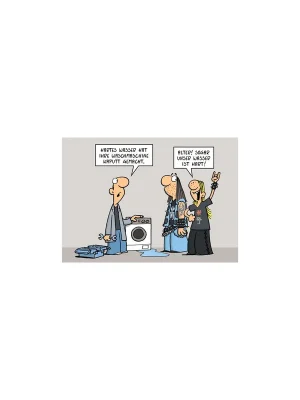 Cartoonkaufhaus Cartoon-Postkarte Hart - Topseller