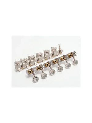 Wochenendangebot - Göldo Music M1277 Mechaniken für 12-Saiter Westerngitarre, 6+6, nickel