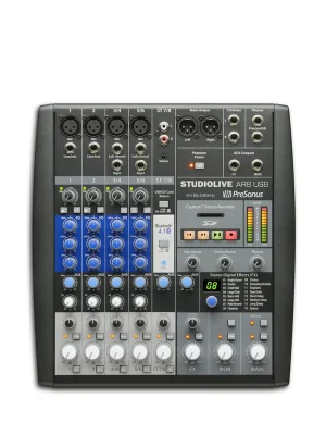 Sonderangebot - Presonus StudioLive AR8 USB - 8-kanaliger Hybrid-Live- und Studiomixer