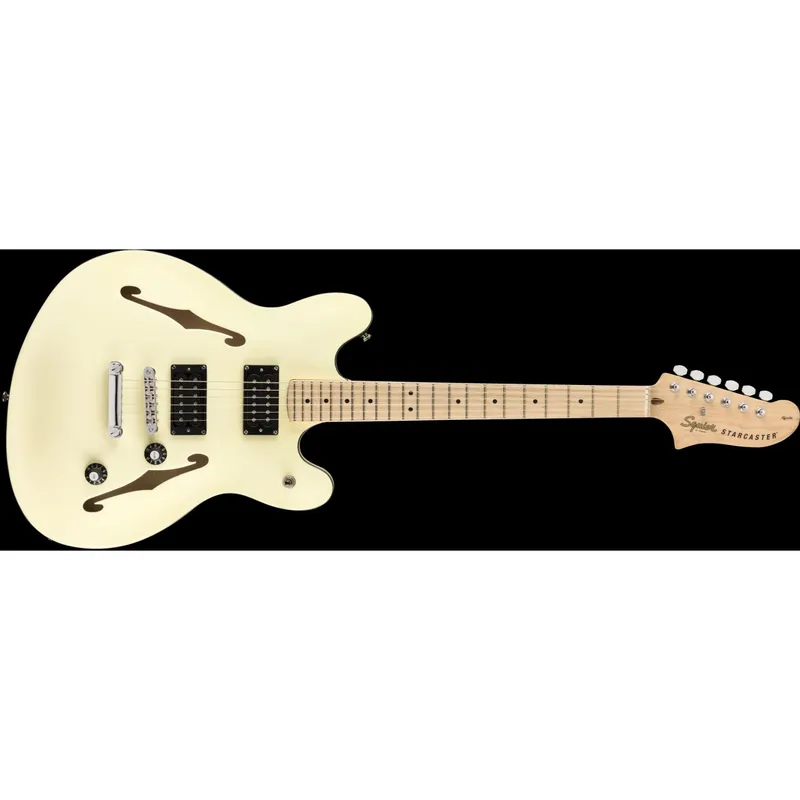 Jetzt neu | Squier Affinity Series™ Starcaster® Olympic White