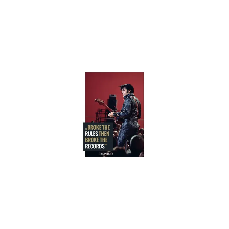 Moderntimes Elvis Presley Break the Rules- Postkarte - Nur für kurze Zeit