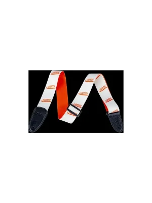 Hochwertig | Gretsch Vibrato Arm Pattern Strap, White/Orange