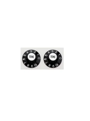 Letzte Stücke - Allparts AP PK 3242-023 Witchhat Knöpfe Tone (2 Stück)