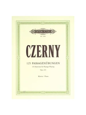 Editionpeters Carl Czerny - 125 Passagenübungen - Sehr gefragt