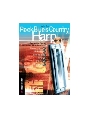 Voggenreiter Martin Rost - Rock Blues Country Harp (mit CD) | Bewährte Qualität
