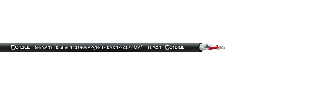 Cordial CDMX 1 - Digitale Steuerleitung, Meterware - Zeitlich begrenzt