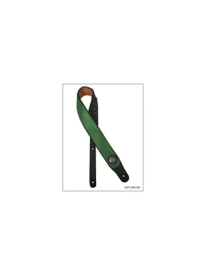Jetzt kaufen | Gaucho GUITAR STRAP "GAUCHO"/ STYLISH SERIES GREEN / BLACK BACK