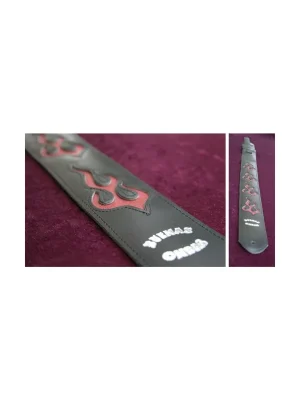 Top-Angebot - Buenas Ondas Ledergurt Flamas Rojas - Schwarz/Rot