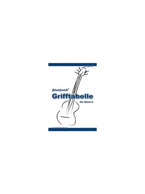 Bluemark Grifftabelle für Gitarre - Nur noch kurze Zeit