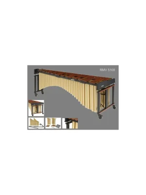 Preiswert | Studio49 Marimba RMV 5100 (RMV4300+Ex-B90) Concert variabel, Klangplatten aus Honduras Rosewood, C - c 4