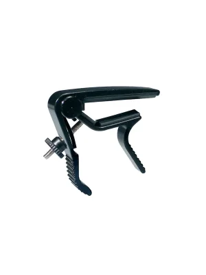 Fast ausverkauft - Boston BC-81-B Capo flach - Schwarz Kapodaster