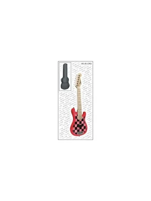 Günstig | Volcano VE-05-CRD 1/2 E-Gitarre 1SC Pickup inkl. Tasche