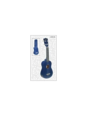 Mahalo Sopran Ukulele mit Tasche in Blue - Brandneu