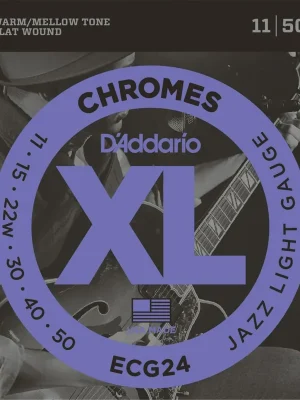 D‘addario ECG24 Flatwound Satz 011-050 - Jazz Light - Nur noch heute