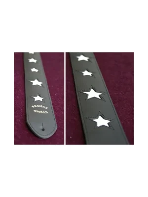 Buenas Ondas Ledergurt Estrellas Blancas - Sterne Weiss | Sofort lieferbar