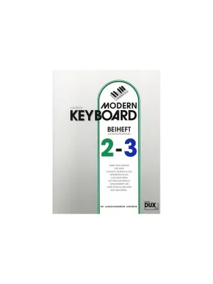Hochwertig | DUX Loy Günter - Modern Keyboard Beiheft 2-3