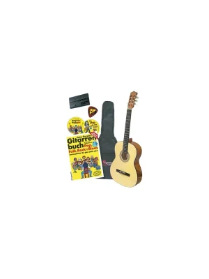 Voggenreiter Akustik Gitarren-Set 4/4 - Einsteiger Konzert Gitarren Set | Rabatt