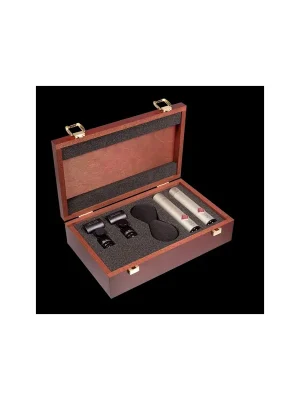 Neumann KM 183 Stereo Set - Set mit je 2x KM 183 (Kugel), WNS 100 und SG 21, nickel - Sonderaktion