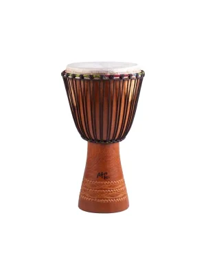 Versandbereit | Afroton Djembe, Meisterklasse, Mali, Ø 30-32cm, H 62cm